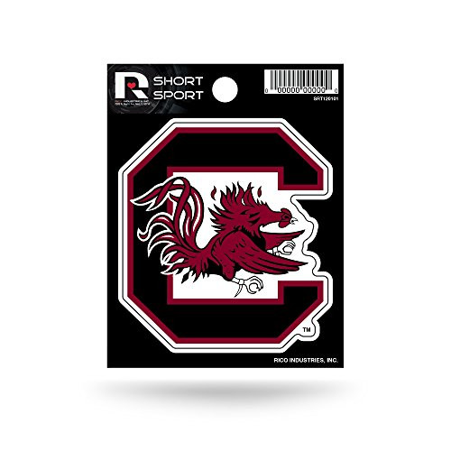 NCAA Rico Industries Die Cut Team Logo Short Sport Sticker, South Carolina Fighting Gamecocks NCAA Rico Industries Die Cut Team Logo Short Sport Sticker, South Carolina Fighting Gamecocks