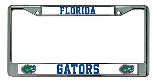 Rico Industries NCAA Florida Gators Chrome Plate Frame Rico Industries NCAA Florida Gators Chrome Plate Frame