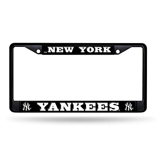 Rico Industries New York Yankees Black Chrome Frame, Multi
