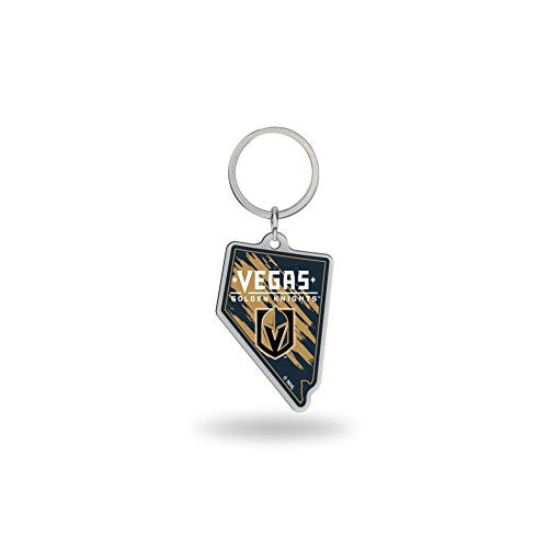 NHL Rico Industries State Shape Keychain, Vegas Golden Knights