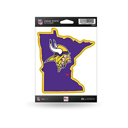 NFL Rico Industries Home State Sticker, Minnesota Vikings