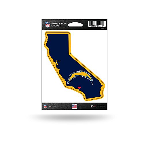 NFL Rico Industries Home State Sticker, Los Angeles Chargers