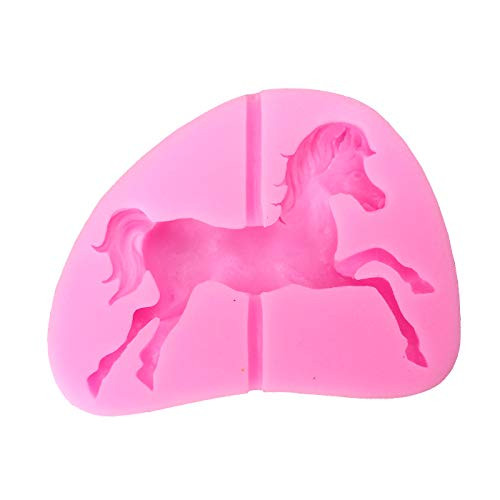 DIY 3D Carousel Horse Silicone Mold Merry-Go-Round Fondant Chocolate Mould Cake Cupcake Topper Baking Decorating Tool