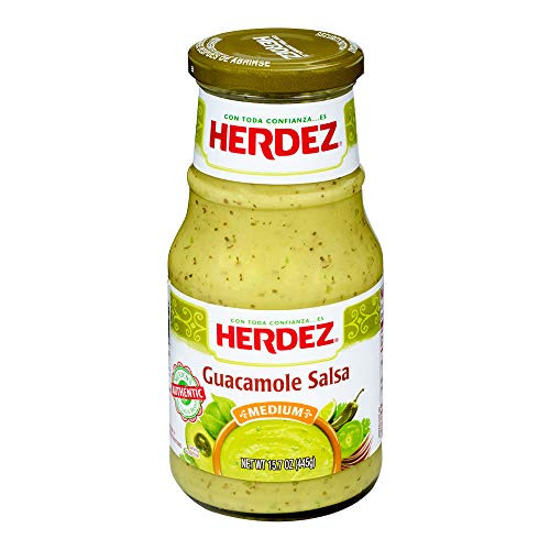 Herdez Guacamole Salsa, Medium, 15.7 oz