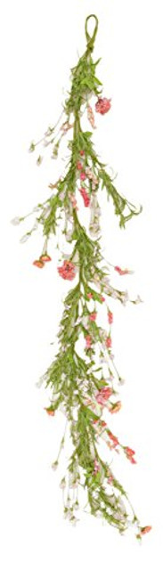 Your Heart's Delight 10" L x 2" W x 58" H Shades of Pink Garland