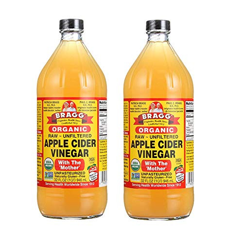 Bragg Organic Raw Unfiltered Apple Cider Vinegar, 32 fl.oz (Pack of 2) Bragg Organic Raw Unfiltered Apple Cider Vinegar, 32 fl.oz (Pack of 2)