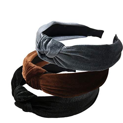 3PCS Velvet Hair Hoop,Handmade Twist Knot Turban Style Cross Knot Hair Hoop Hairband Headband Headwear Hair Accessories for Women and Girls 3PCS Velvet Hair Hoop,Handmade Twist Knot Turban Style Cross Knot Hair Hoop Hairband Headband Headwear Hair Accessories for Women and Girls