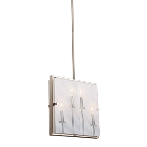 Artcraft Lighting Harbor Point 4-Light Pendant, Satin Nickel