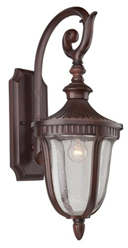 Artcraft Lighting Palermo Outdoor Wall Sconce, Mahogany
