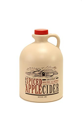 Mountain Cider Spiced Apple Cider Concentrate | Gluten Free, No Preservatives, No Added Sugar | 64 fl. oz (64 servings)
