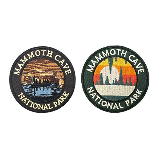 3" Mammoth cave National Park Embroidered Iron on sew on Patch Nature Badge 3" Mammoth cave National Park Embroidered Iron on sew on Patch Nature Badge