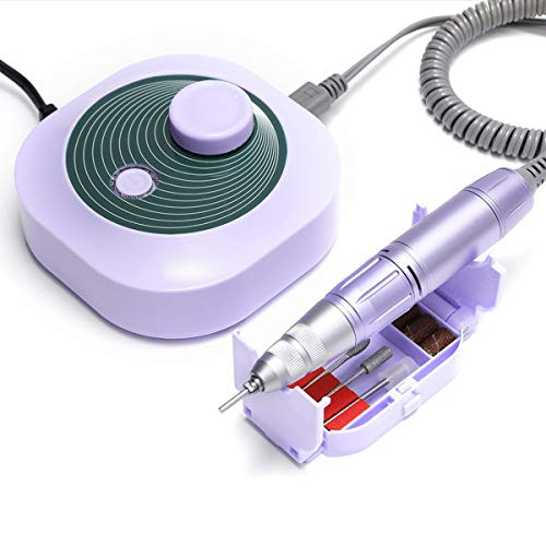 Nail Drill Electric Efile Nail Drill Machine for Acrylic Nails Manicure Pedicure Tools 30000RPM, Purple Nail Drill Electric Efile Nail Drill Machine for Acrylic Nails Manicure Pedicure Tools 30000RPM, Purple