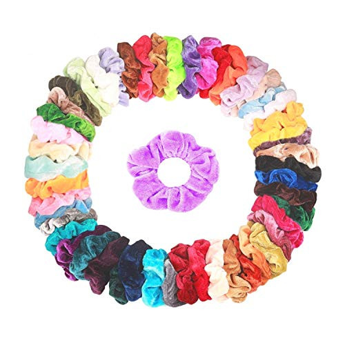 Hair Scrunchies Velvet Elastic Hair Bands Bobbles Scrunchy Ties Ropes Scrunchie Accessories Ponytail Holder for Women or Girls