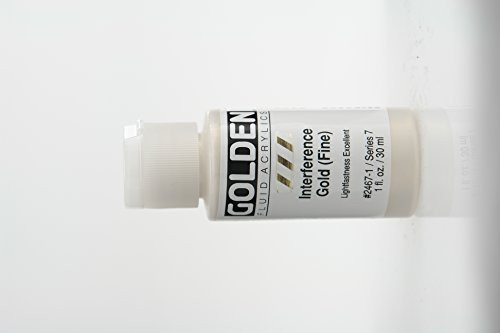 Golden Fluid Interference Acrylics - Interference Gold Fine - 1 oz Bottle