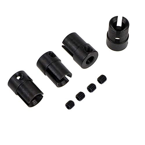 4pcs 02016 Drive Cup B Joint Cup B for RC 1/10 HSP Redcat Volcano Epx Pro Car (Black)