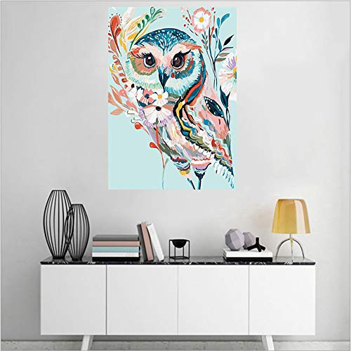 HXYQMMY DIY 5D Diamond Painting by Number Kits,Diamond Custom Painting for Adult and Kids Full Drill Crystal Rhinestone Embroidery Pictures Arts Craft for Home Decor Ross Beauty Colorful Bird