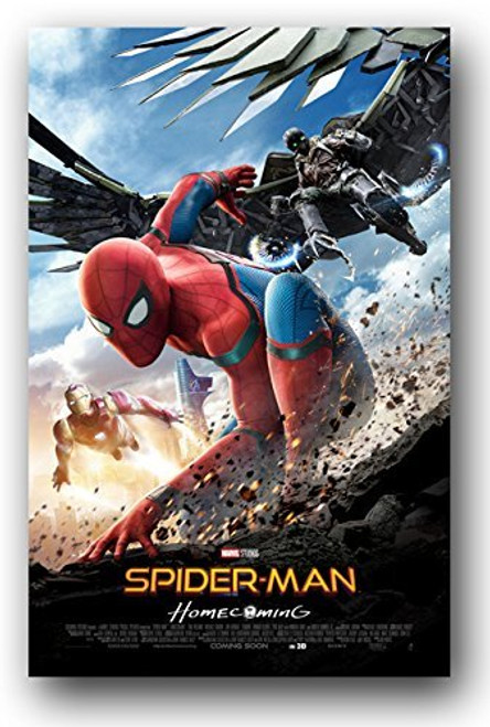 Spider-Man Homecoming Poster - 2017 Movie Promo 11 x 17 - skid Spider-Man Homecoming Poster - 2017 Movie Promo 11 x 17 - skid