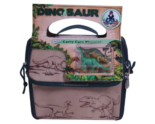 Neat-Oh! ZipBin 20 Dinosaur Explorer Day Tote Playset w/ 2 Dinosaurs