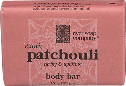River Soap Company Bar Soap, Patchouli, 4.5 Ounce