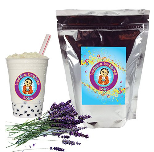 Lavender Boba / Bubble Tea Drink Mix Powder By Buddha Bubbles Boba 1 Kilo (2.2 Pounds) | (1000 Grams)