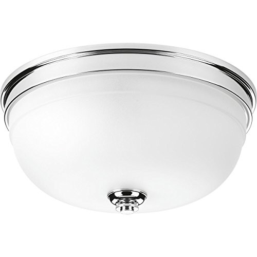 Progress Lighting P350048-015 Topsail Polished Chrome Three-Light Flush Mount