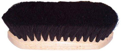 Intrepid International Tailwrap Wood Block Horse Hair Brush, 6 1/4