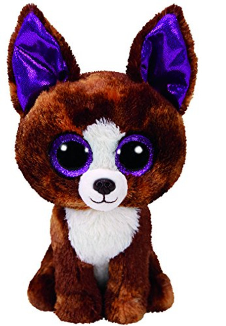 Ty Beanie 37259 Dexter Glitter Eye Pink Chihuahua Glub Push's Boo's, Stuffed Toy, 24 cm Ty Beanie 37259 Dexter Glitter Eye Pink Chihuahua Glub Push's Boo's, Stuffed Toy, 24 cm