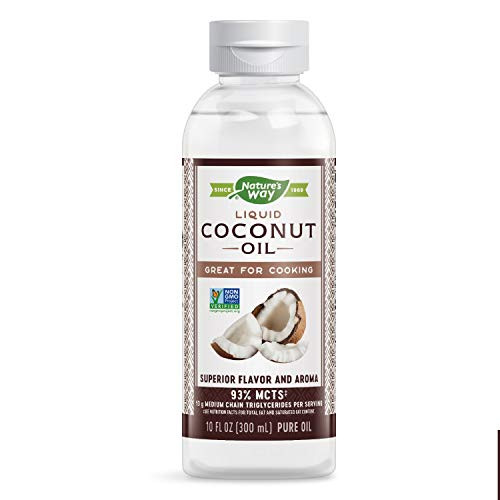 Nature's Way Premium Coconut Pure Oil NON-GMO coconuts 10 Fl. Oz.