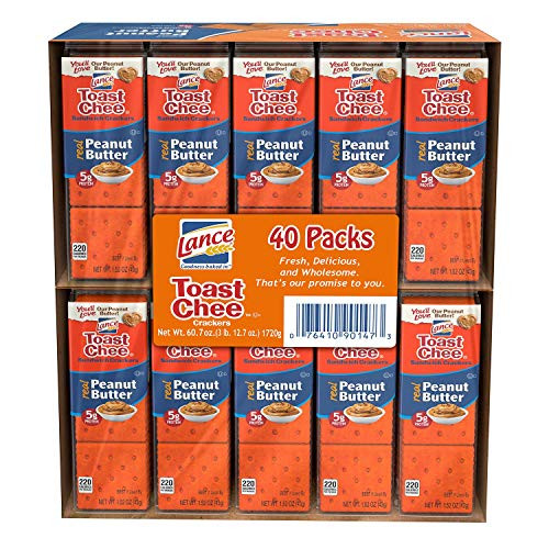Lance Toast Chee Peanut Butter Crackers - 40 ct