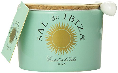 Sal de Ibiza Fleur de Sel im Steintopf Sal de Ibiza Fleur de Sel im Steintopf