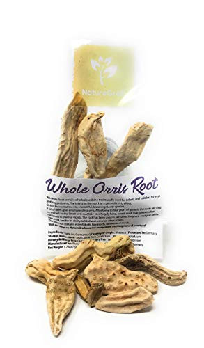 Whole Orris Root - Orris Root Contains Essential Oils, Flavonoids And Is Used In Perfumes - Net Weight: 1.76oz / 50g