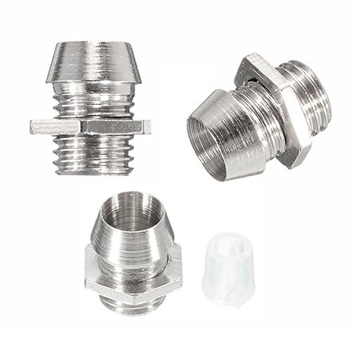 E-outstanding 25-Pack Copper 3mm Light Emitting Diode LED Bezel Holder - Round Lamp Emitting Diode Mount Panel Display Socket Base