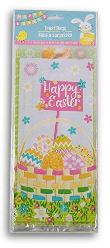 Easter Themed Loot Treat Bags - Easter Basket - 25 Count