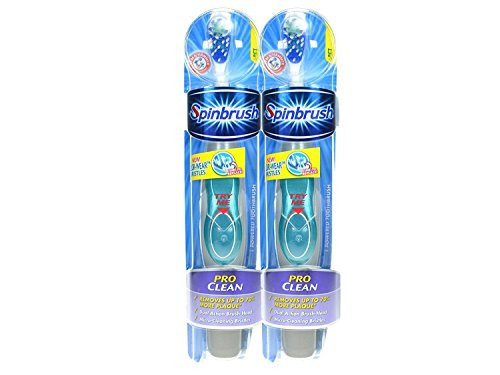 Arm & Hammer Spinbrush Pro Clean Soft Powered Toothbrush (Pack of 2)
