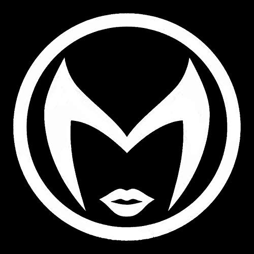 CCI Scarlet Witch Symbol Avengers Marvel Comics Decal Vinyl Sticker|Cars Trucks Vans Walls Laptop|White |5.5 x 5.5 in|CCI1918