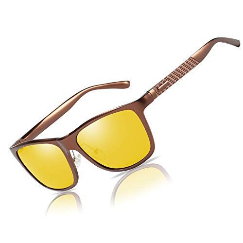 Bircen HD Night Vision Driving Anti-Glare Glasses for Men Women Al-Mg Metal Frame Rainy Safe Polarized Fashion Sun glasses Bircen HD Night Vision Driving Anti-Glare Glasses for Men Women Al-Mg Metal Frame Rainy Safe Polarized Fashion Sun glasses