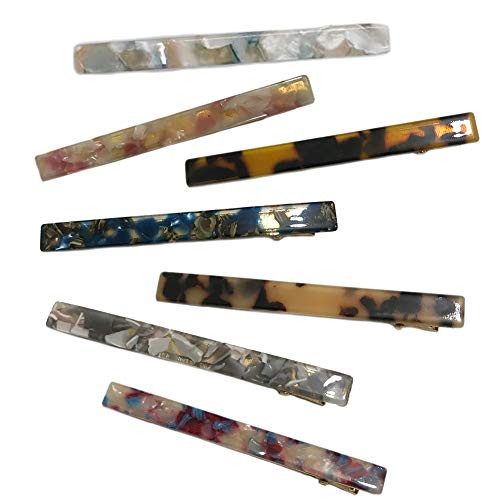 Women Acrylic Resin Hair Barrettes Fashion Geometric Alligator Hair Clips for and Hair Accessories (7 Pcs D) Women Acrylic Resin Hair Barrettes Fashion Geometric Alligator Hair Clips for and Hair Accessories (7 Pcs D)