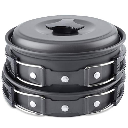 SportZone 10 Piece KIT Camping Cookware Mess Kit