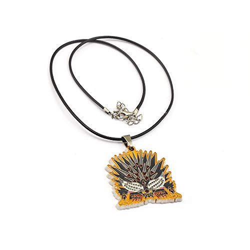 Monster Hunter World Iceborne MHW Ruiner Nergigante Icon Necklace Game Collection Backpack Pendant Novelty Party Supplies Gifts
