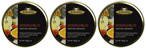 Simpkins Mixed Fruit Travel Sweets- .7 oz x 3 pack