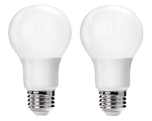 Ciata Lighting 60-Watt Equivalent 2700K A19 LED Light Bulb, Soft White - 2 Pack