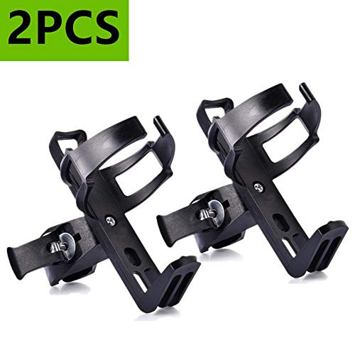 ieasky Bike Water Bottle Holder No Screws, 2 Pcs Adjustable Bicycle Water Bottle Rack Cage 360 Degree Rotating for MTB Stroller Motorcycle Black ieasky Bike Water Bottle Holder No Screws, 2 Pcs Adjustable Bicycle Water Bottle Rack Cage 360 Degree Rotating for MTB Stroller Motorcycle Black