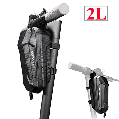 Electric Scooter Storage Bag for Xiaomi Mijia M365 M365 Pro/Segway ES1/ES2/ES3 Series Front Hanging Handlebar Bag Durable EVA Hard Shell to Carrying Charger Repair Tools Large Capacity Accessories