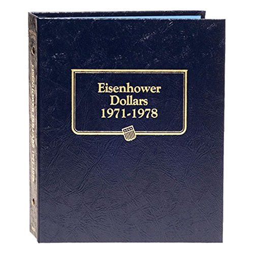 Whitman US Eisenhower Dollar Coin Album 1971 - 1978 #9131