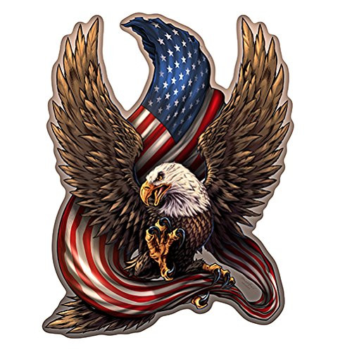 SignMission Patriotic Eagle Novelty Sign | Indoor/Outdoor | Funny Home Décor for Garages, Living Rooms, Bedroom, Offices Personalized Gift Wall Plaque Decoration SignMission Patriotic Eagle Novelty Sign | Indoor/Outdoor | Funny Home Décor for Garages, Living Rooms, Bedroom, Offices Personalized Gift Wall Plaque Decoration