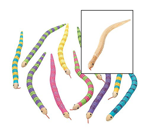 Do It Yourself Wood Snakes - Crafts for Kids and Fun Home Activities
