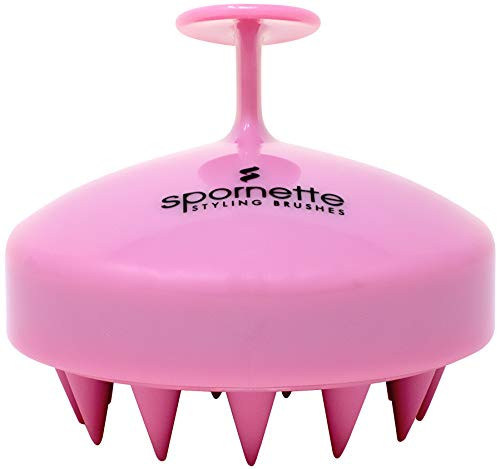 Spornette Scalp Massager Shampoo Brush (Pink) - Scalp Scrubber Brush With Soft Silicone Bristles for Scalp Treatment, Dandruff Treatment, Dry Scalp, Scalp Exfoliator, Scalp Massage, Shower Hair Brush Spornette Scalp Massager Shampoo Brush (Pink) - Scalp Scrubber Brush With Soft Silicone Bristles for Scalp Treatment, Dandruff Treatment, Dry Scalp, Scalp Exfoliator, Scalp Massage, Shower Hair Brush