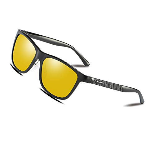 Bircen Night Vision Driving Polarized Glasses for Men Women Anti Glare Rainy Safe HD Fashion Al-Mg Metal Frame Sun Glasses Bircen Night Vision Driving Polarized Glasses for Men Women Anti Glare Rainy Safe HD Fashion Al-Mg Metal Frame Sun Glasses