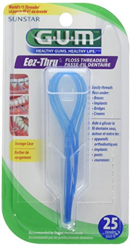 GUM Eez-Thru Floss Threaders [840] 25 Each
