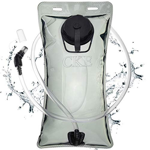 CKE Hydration Bladder 2 Liter Water Bladder for Hydration Backpack BPA Free Leak Proof Water Reservoir Hydration Pack Replacement for Hiking Biking Climbing Cycling Running